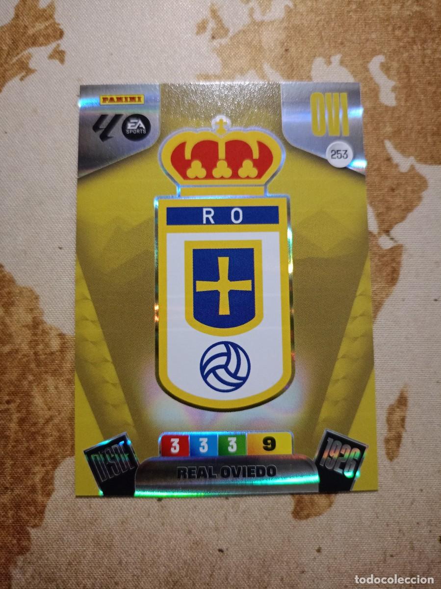 Cromos de f&uacute;tbol: Oviedo 253 ESCUDO Adrenalyn 2025-26