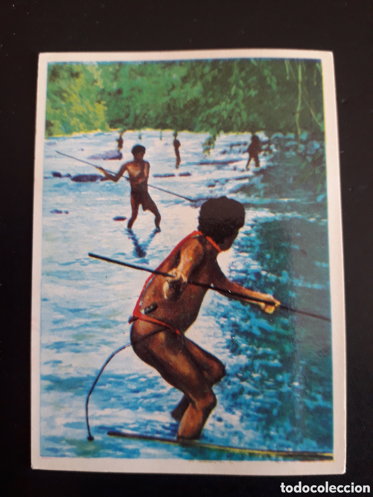 Cromos de f&uacute;tbol: INDIOS MOLITONES, VENEZUELA. LA VUELTA AL MUNDO CON BIMBO 1966 N&deg; 52 SIN PEGAR, PEDIDO M&Iacute;NIMO 3&euro;
