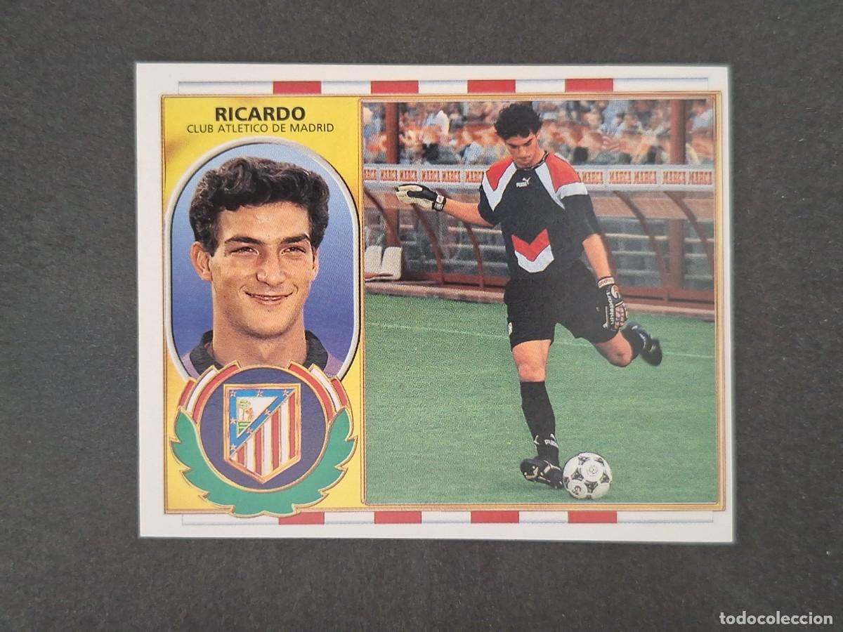 Cromos de f&uacute;tbol: L4 RICARDO ATLETICO DE MADRID LIGA ESTE 1996 1997 96 97 NUNCA PEGADO SIN PEGAR