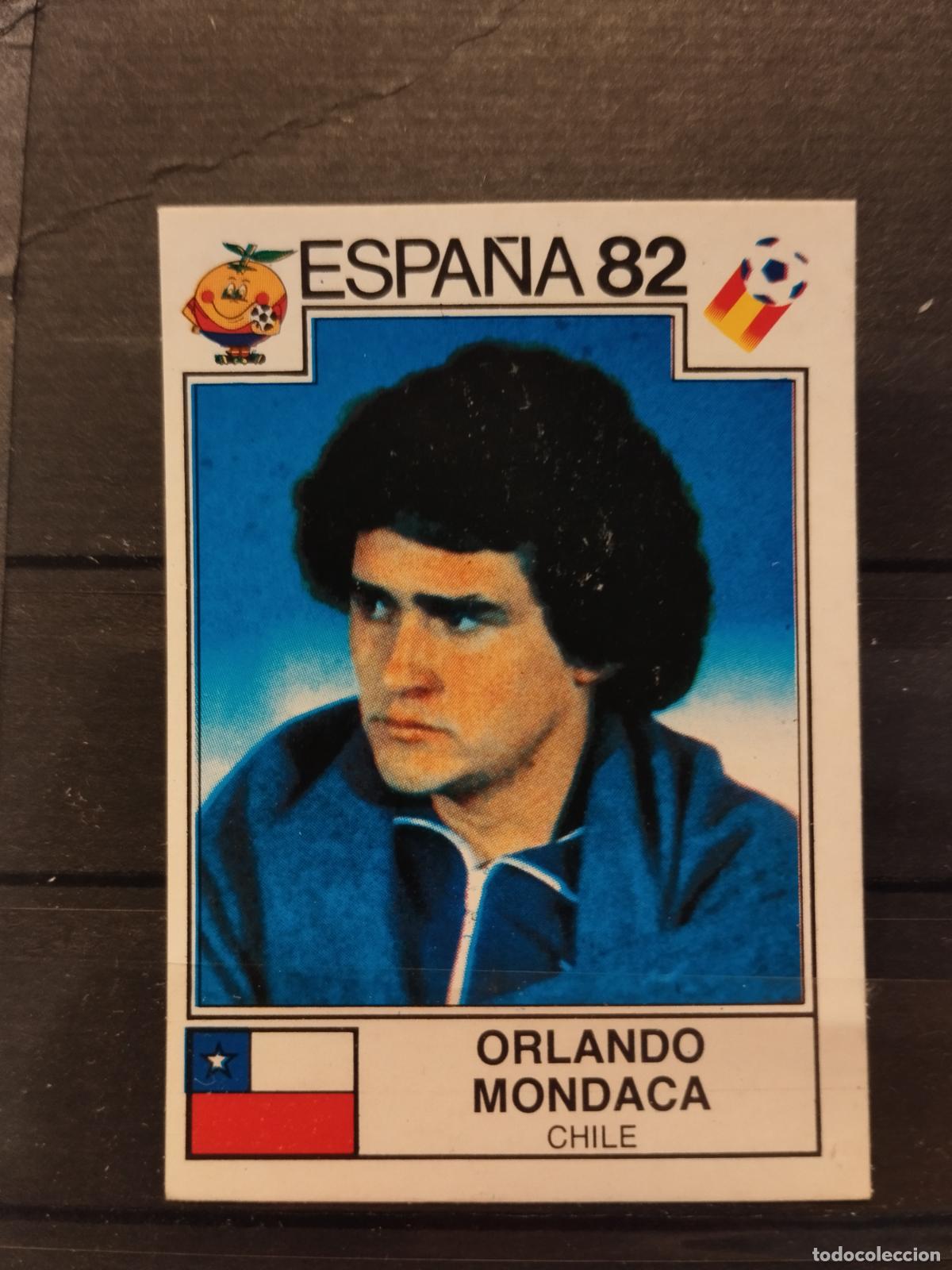 Figurine di Calcio: MUNDIAL DE FUTBOL ESPA&Ntilde;A 82. PANINI. N&ordm; 159. ORLANDO MONDACA. CHILE.