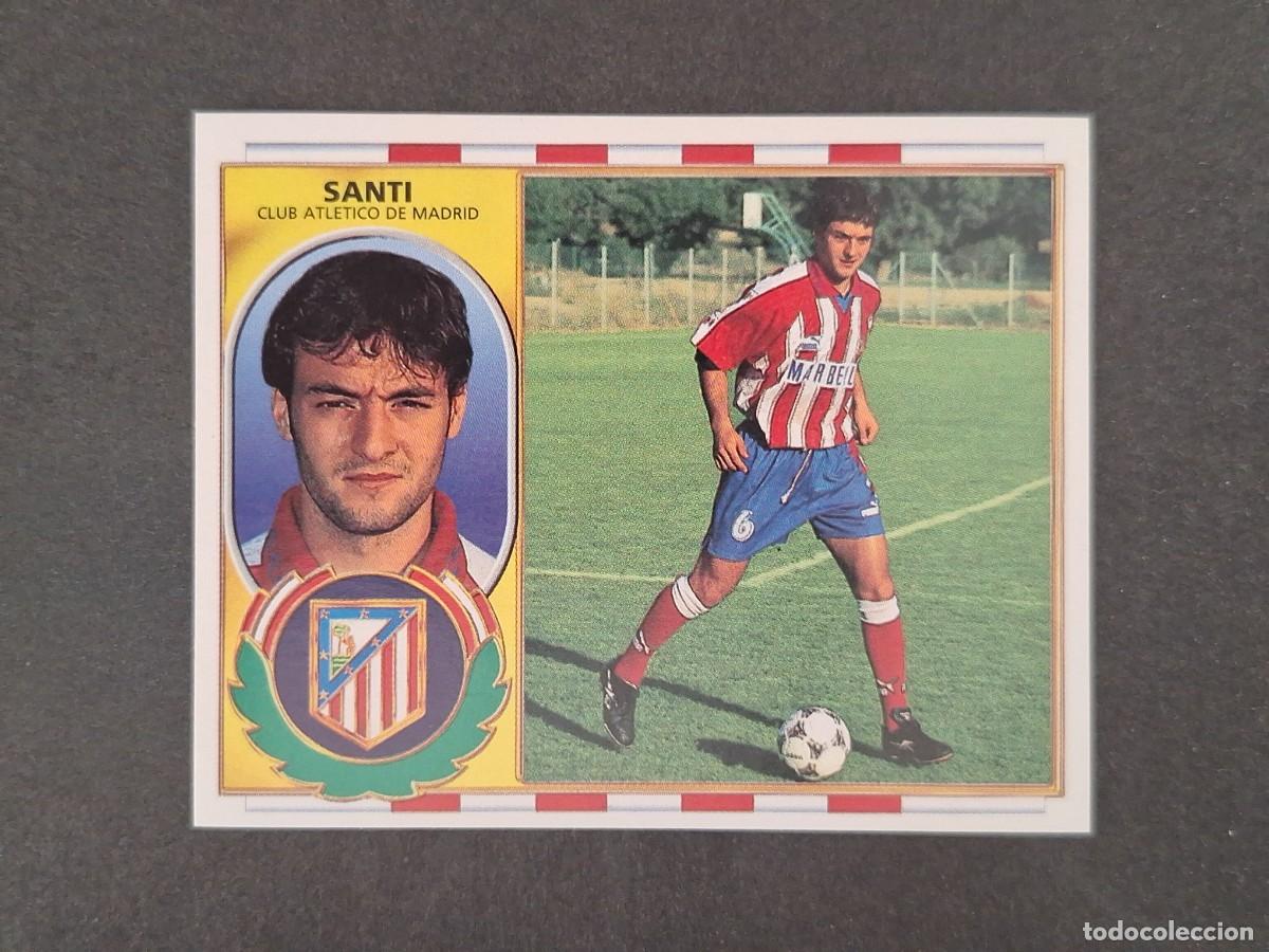 Cartes &agrave; collectionner de Football: L4 SANTI ATLETICO DE MADRID LIGA ESTE 1996 1997 96 97 NUNCA PEGADO SIN PEGAR
