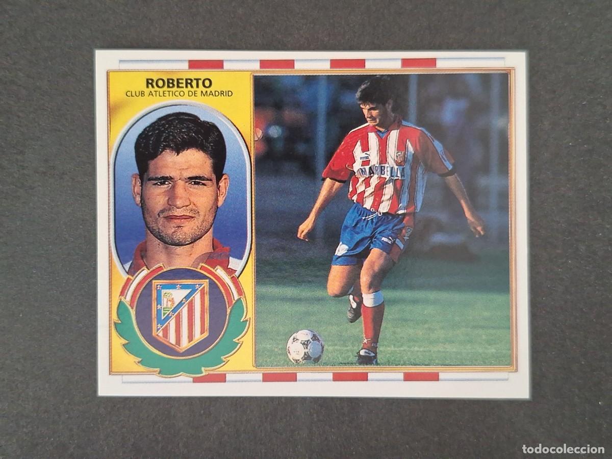 Cartes &agrave; collectionner de Football: L4 ROBERTO ATLETICO DE MADRID LIGA ESTE 1996 1997 96 97 NUNCA PEGADO SIN PEGAR