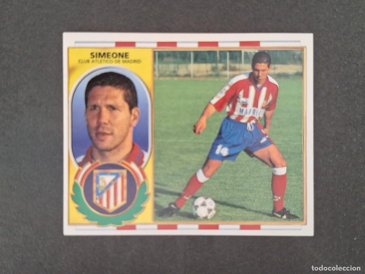 Cartes &agrave; collectionner de Football: L4 SIMEONE ATLETICO DE MADRID LIGA ESTE 1996 1997 96 97 NUNCA PEGADO SIN PEGAR