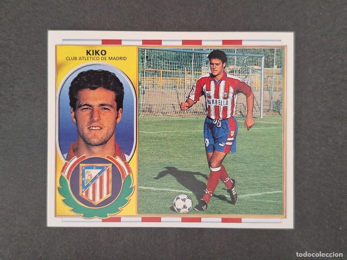 Cartes &agrave; collectionner de Football: L4 KIKO ATLETICO DE MADRID LIGA ESTE 1996 1997 96 97 NUNCA PEGADO SIN PEGAR
