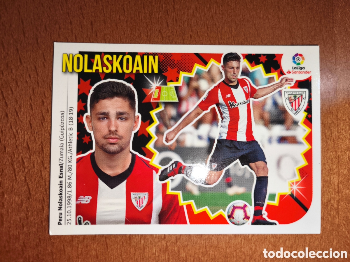 Cartes &agrave; collectionner de Football: Nolaskoain Coloca n&deg;6 Bis liga este 18/19 Athletic Club