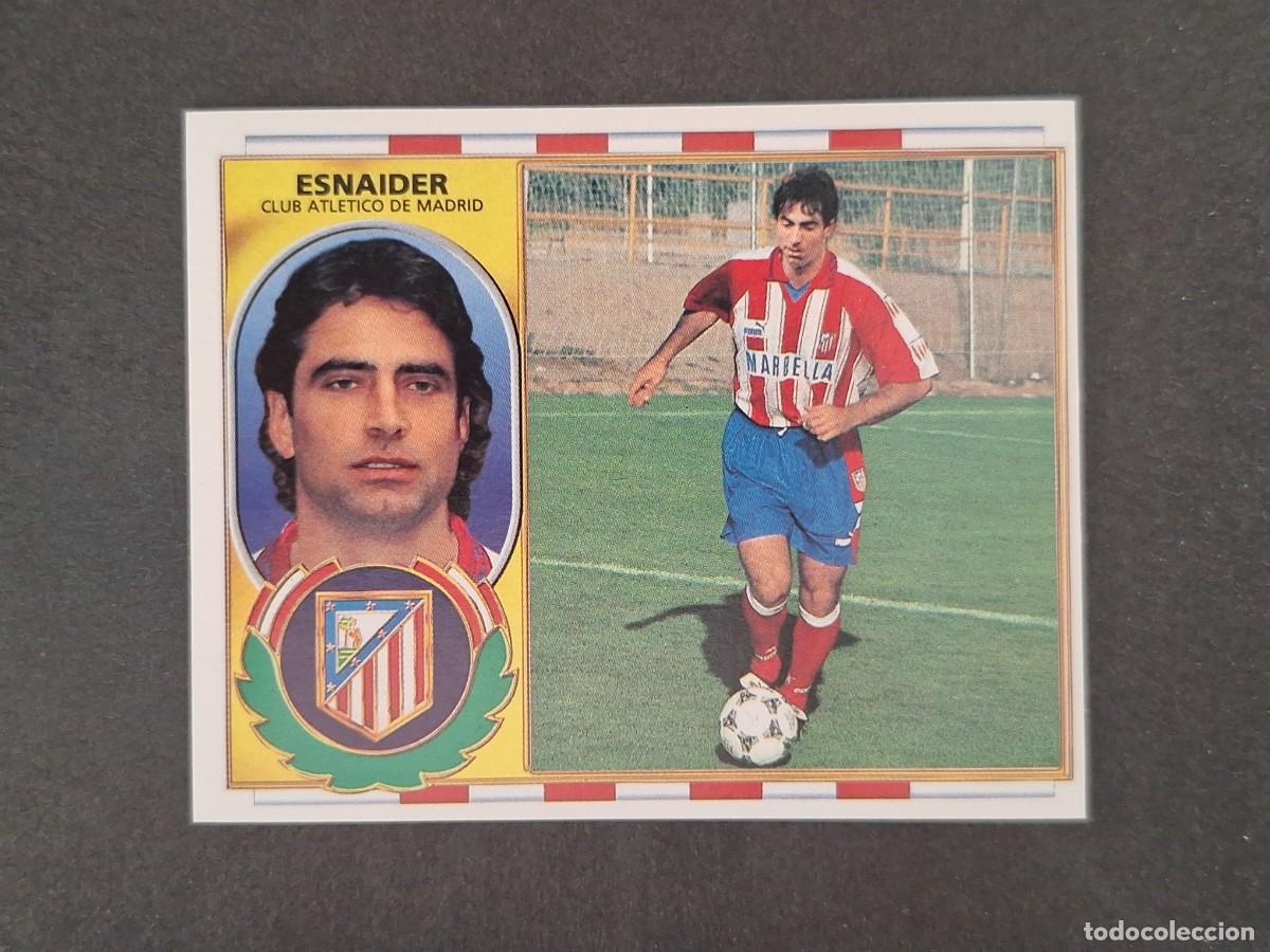 Cartes &agrave; collectionner de Football: L4 ESNAIDER ATLETICO DE MADRID LIGA ESTE 1996 1997 96 97 NUNCA PEGADO SIN PEGAR