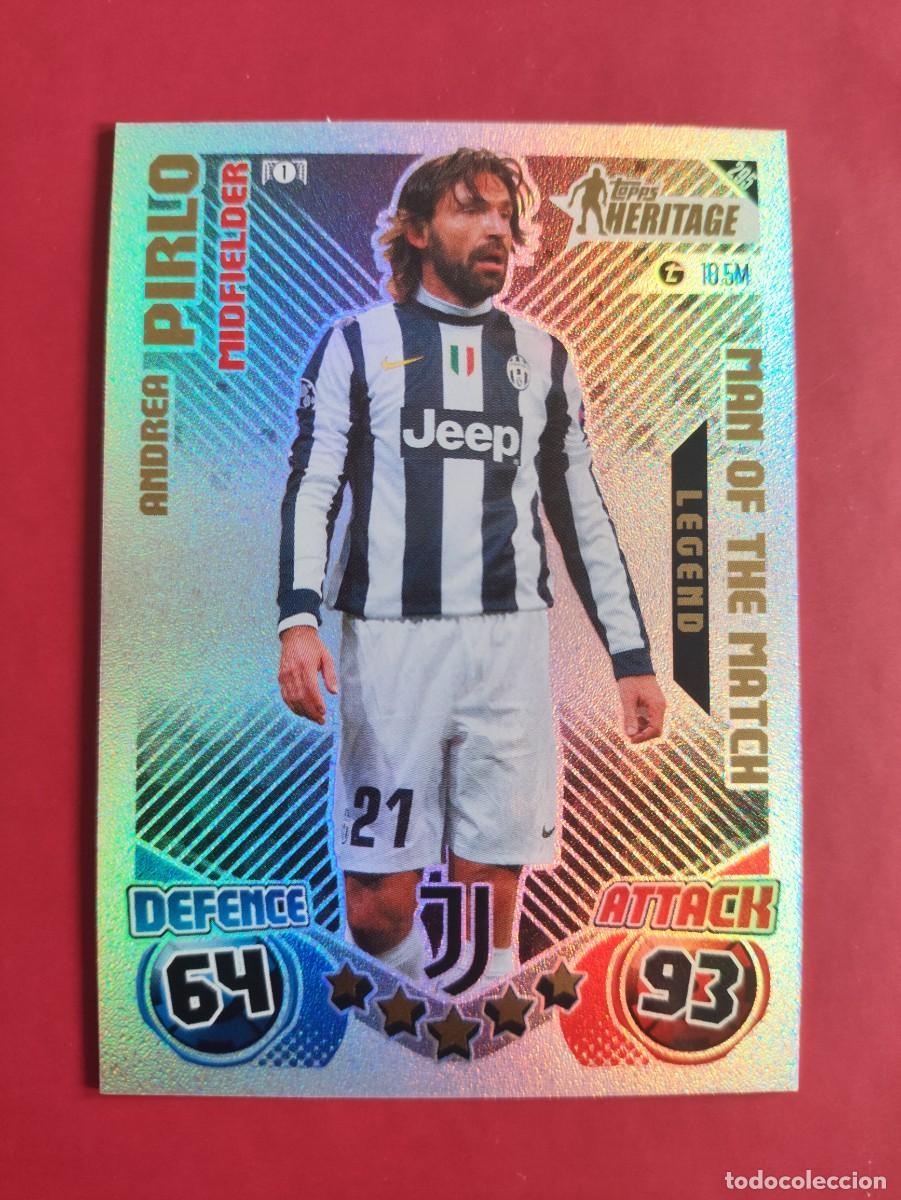 Cartes &agrave; collectionner de Football: 295 PIRLO JUVENTUS LEGEND TOPPS HERITAGE MATCH ATTAX2022