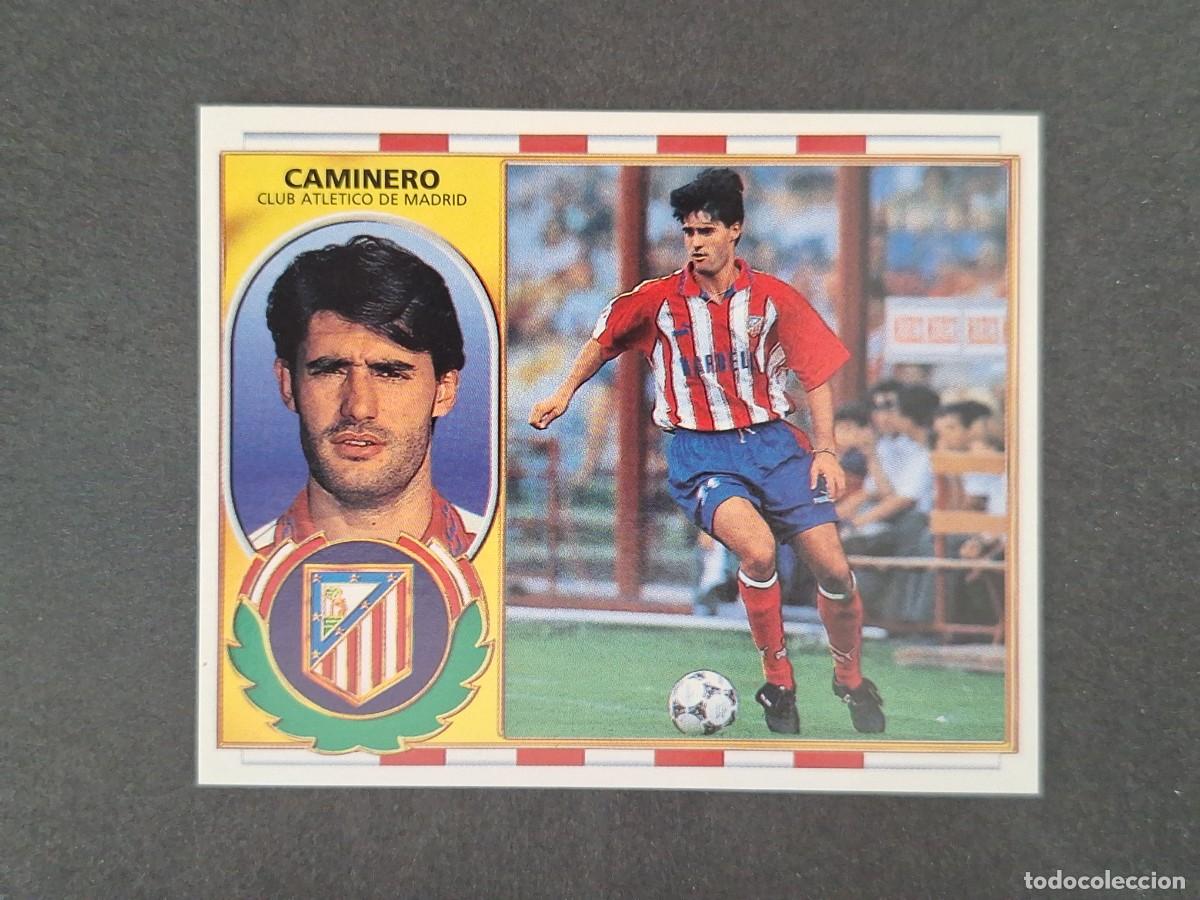 Cromos de f&uacute;tbol: L4 CAMINERO ATLETICO DE MADRID LIGA ESTE 1996 1997 96 97 NUNCA PEGADO SIN PEGAR