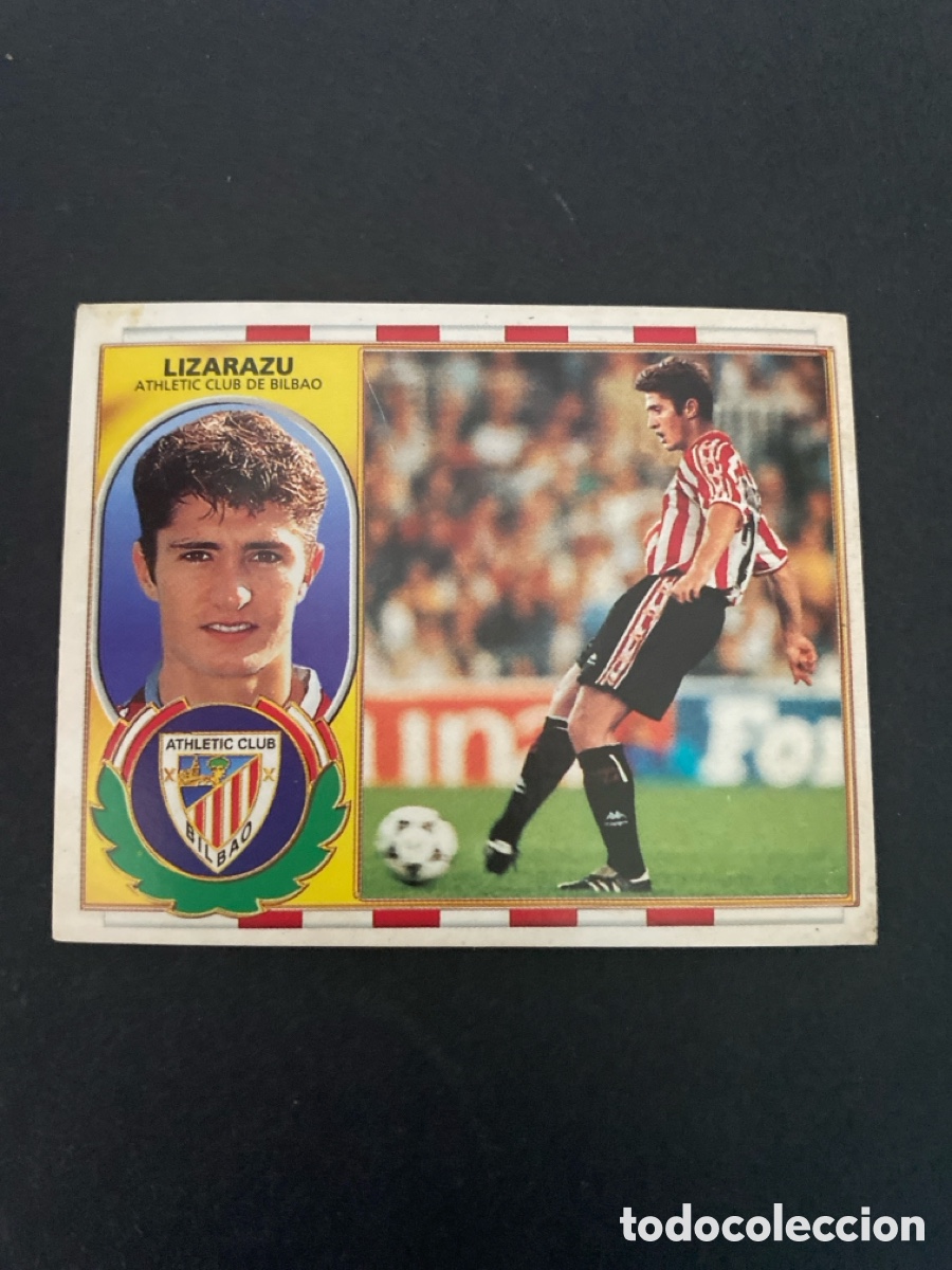 Cromos de f&uacute;tbol: Cromo liga 96/97 Athletic club Bilbao nunca pegado