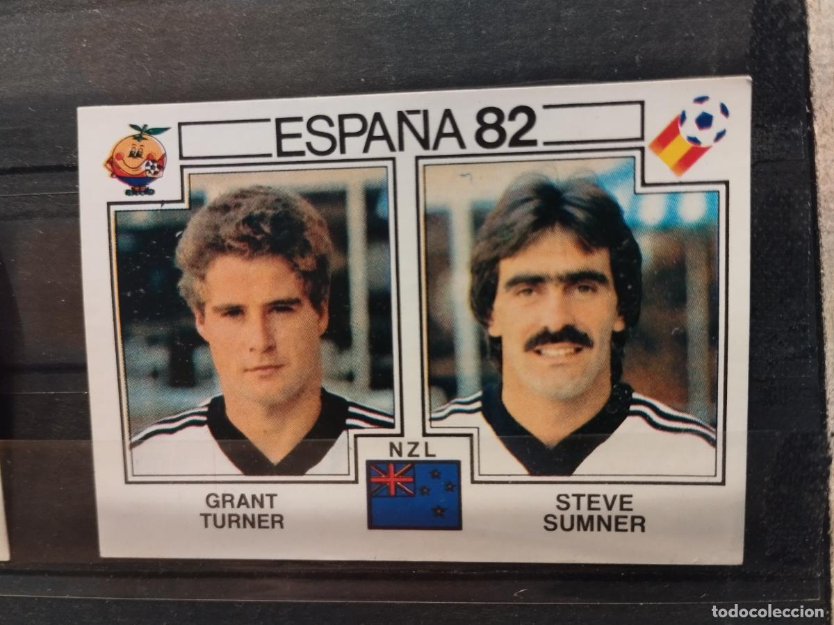 Cromos de f&uacute;tbol: MUNDIAL DE FUTBOL ESPA&Ntilde;A 82. PANINI. N&ordm; 425. GRANT TURNER Y STEVE SUMMER. NUEVA ZELANDA