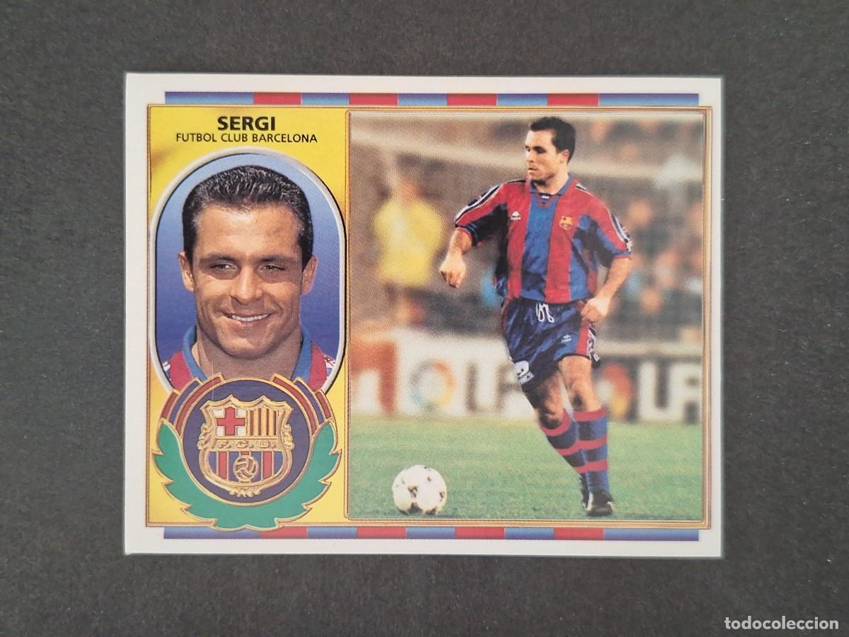 Cromos de Futebol: L4 SERGI F. C. BARCELONA LIGA ESTE 1996 1997 96 97 NUNCA PEGADO SIN PEGAR