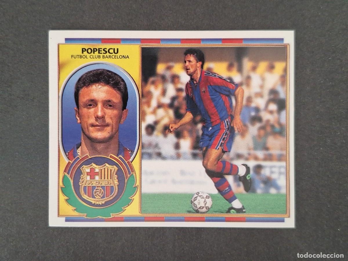 Cromos de f&uacute;tbol: L4 POPESCU F. C. BARCELONA LIGA ESTE 1996 1997 96 97 NUNCA PEGADO SIN PEGAR