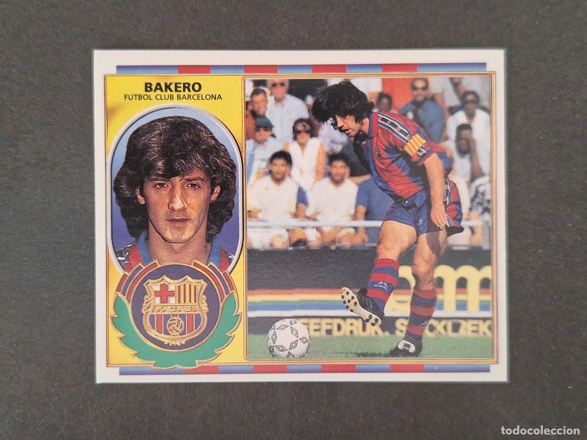 Cromos de f&uacute;tbol: L4 BAKERO F. C. BARCELONA LIGA ESTE 1996 1997 96 97 NUNCA PEGADO SIN PEGAR