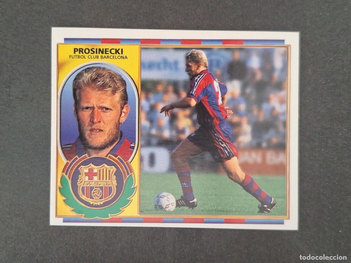 Cromos de f&uacute;tbol: L4 PROSEINECKI F. C. BARCELONA LIGA ESTE 1996 1997 96 97 NUNCA PEGADO SIN PEGAR
