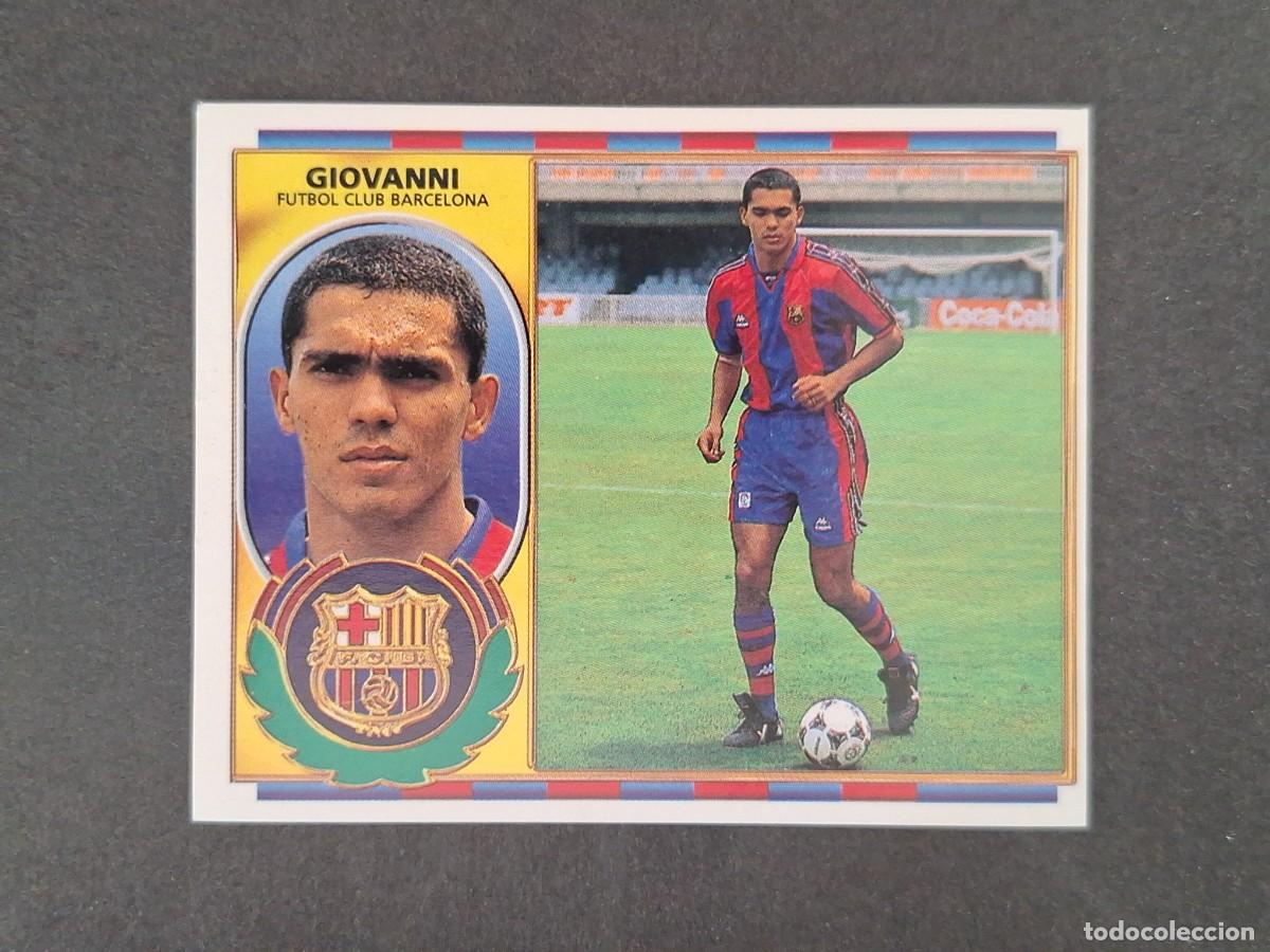 Cromos de f&uacute;tbol: L4 GIOVANNI F. C. BARCELONA LIGA ESTE 1996 1997 96 97 NUNCA PEGADO SIN PEGAR