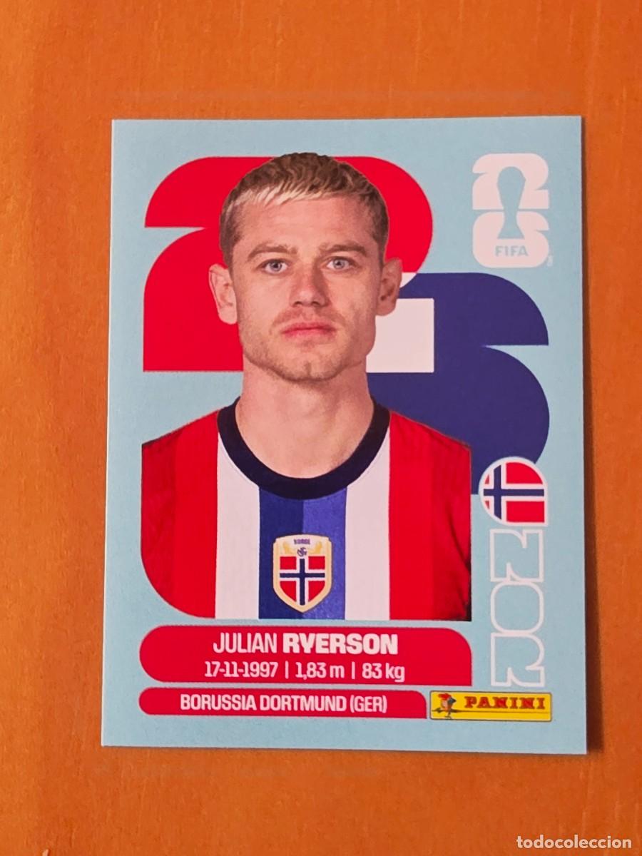 Cromos de f&uacute;tbol: NOR 3 Julian Ryerson, Noruega, Panini FIFA World Cup Mundial 2026 Sticker