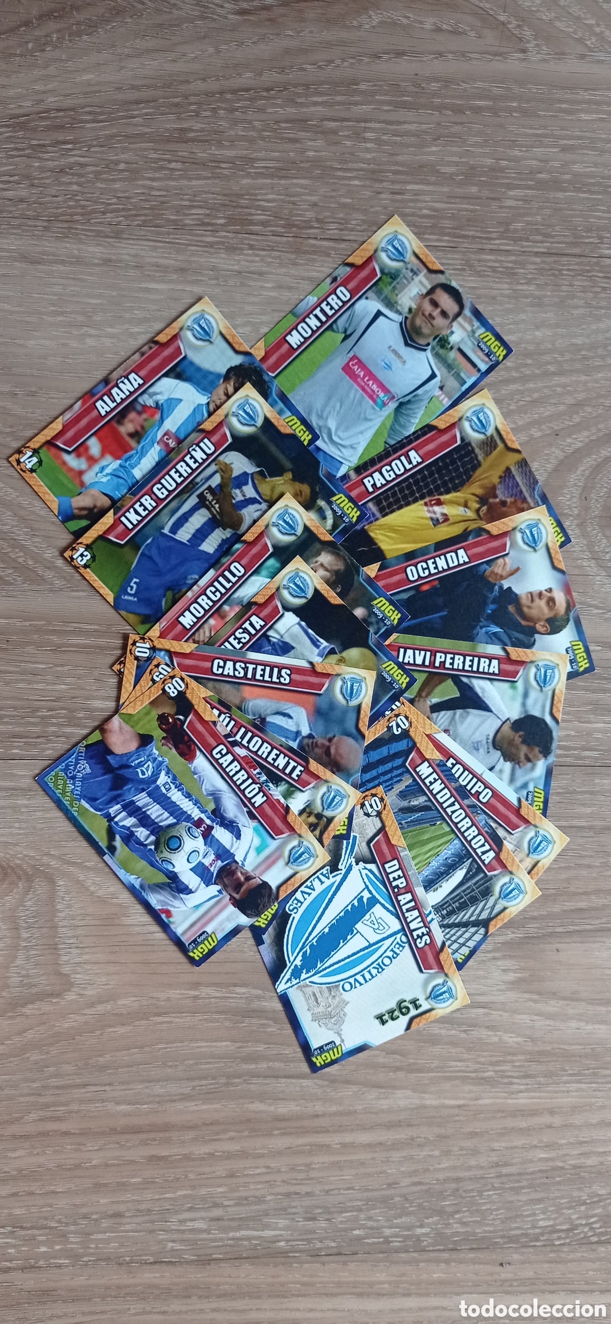 Cromos de f&uacute;tbol: DEPORTIVO ALAV&Eacute;S 36 CROMOS CASEROS 2009 2010 LEER DESCRIPCI&Oacute;N