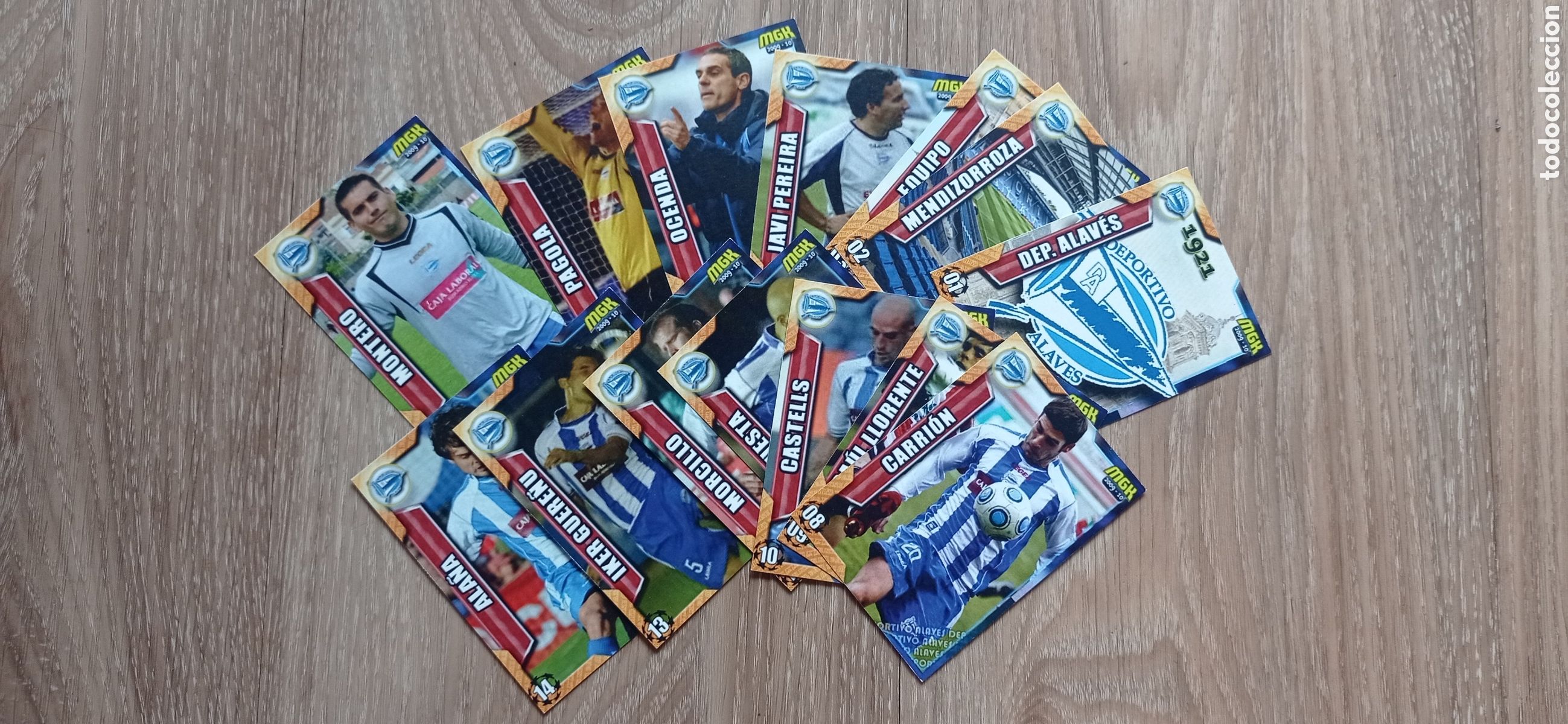 Cromos de f&uacute;tbol: DEPORTIVO ALAV&Eacute;S 36 CROMOS CASEROS 2009 2010 LEER DESCRIPCI&Oacute;N