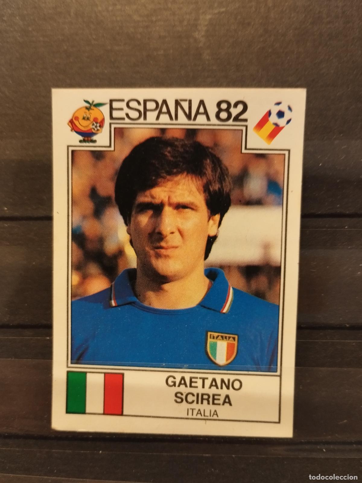 Cromos de f&uacute;tbol: MUNDIAL DE FUTBOL ESPA&Ntilde;A 82. PANINI. N&ordm; 40. GAETANO SCIREA. ITALIA.