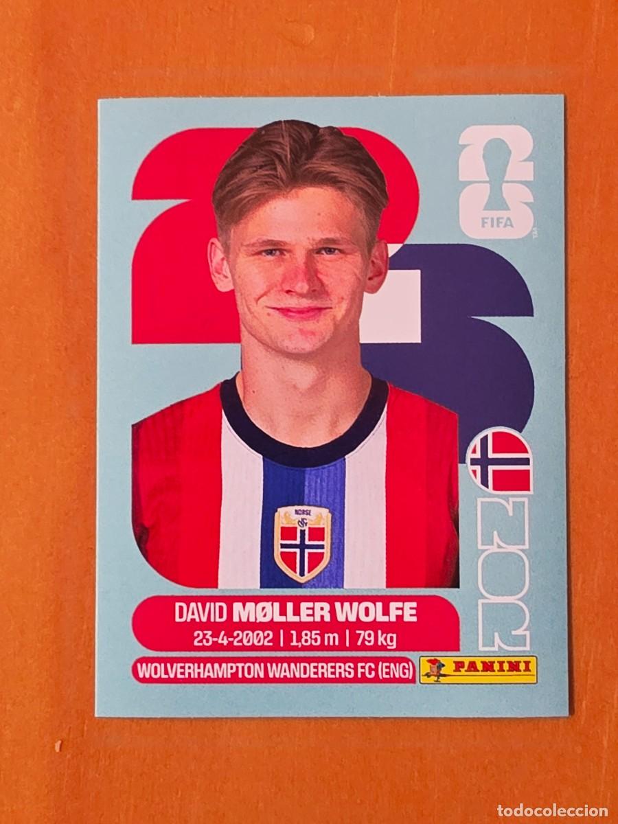 Cromos de f&uacute;tbol: NOR 7 David M&oslash;ller Wolfe, Noruega, Panini FIFA World Cup Mundial 2026 Sticker