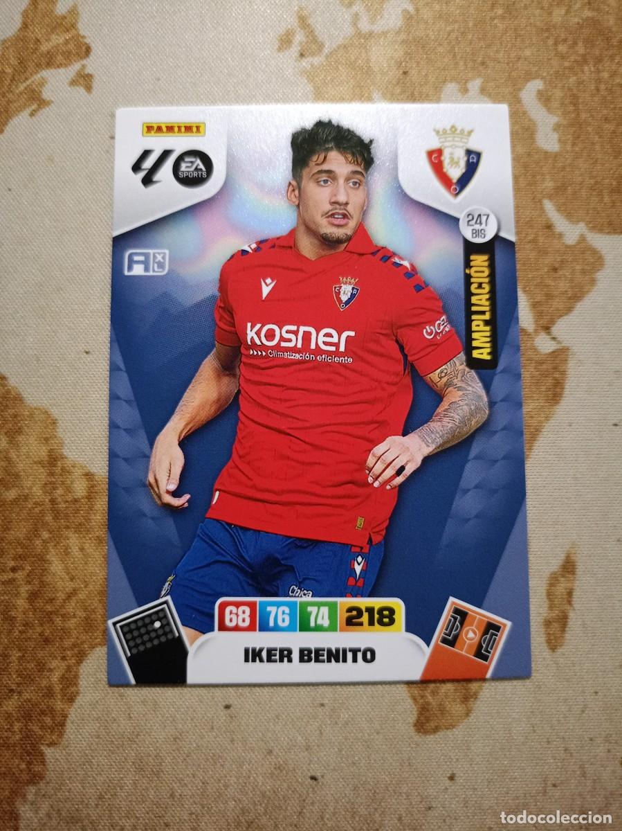 Cromos de f&uacute;tbol: Osasuna 247 bis IKER BENITO Adrenalyn 2025-26