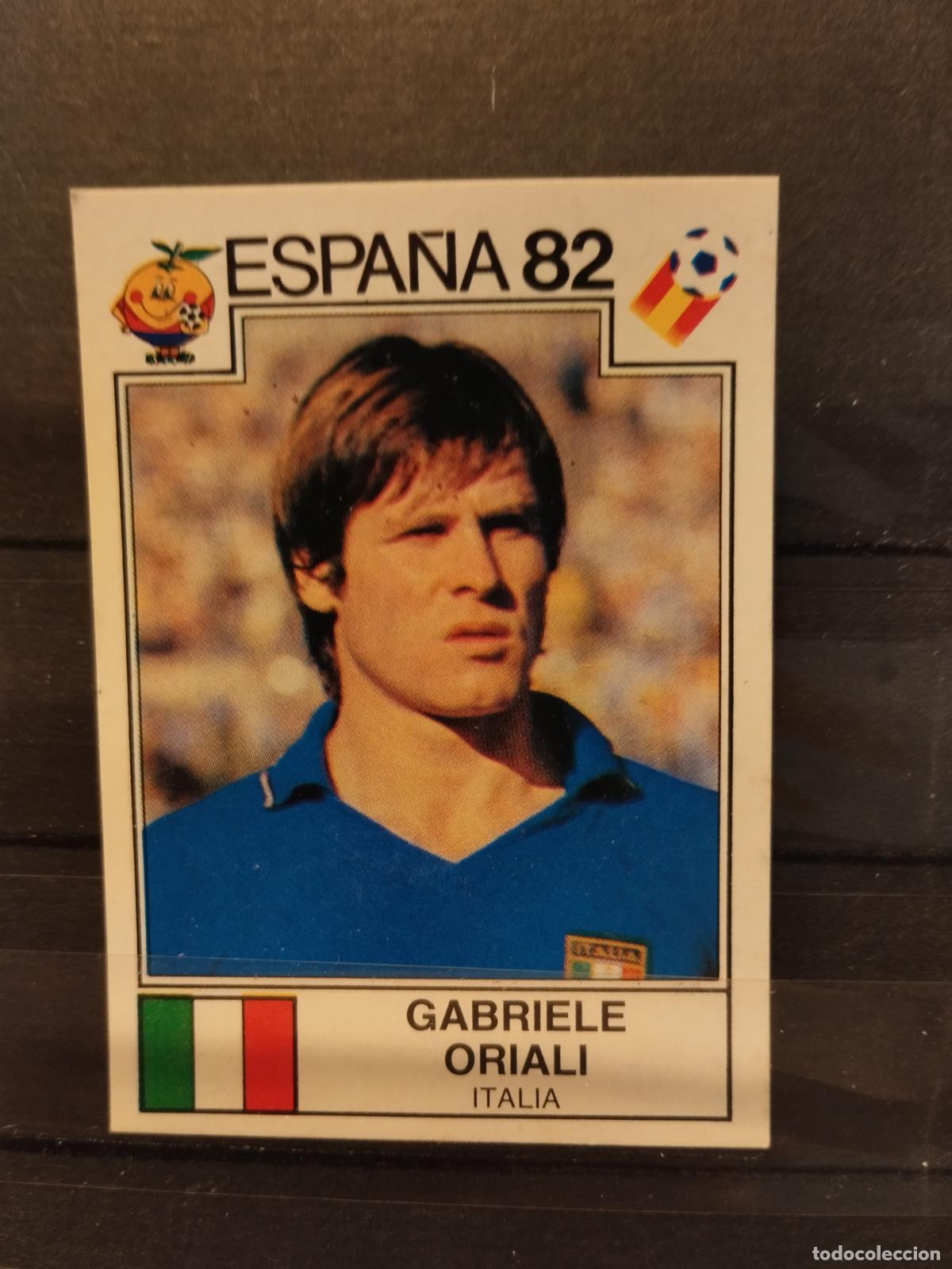 Cromos de f&uacute;tbol: MUNDIAL DE FUTBOL ESPA&Ntilde;A 82. PANINI. N&ordm; 44. GABRIELE ORIALI. ITALIA.