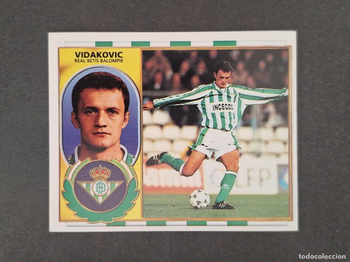 Cromos de f&uacute;tbol: L4 VIDAKOVIC REAL BETIS BALOMPIE LIGA ESTE 1996 1997 96 97 NUNCA PEGADO SIN PEGAR