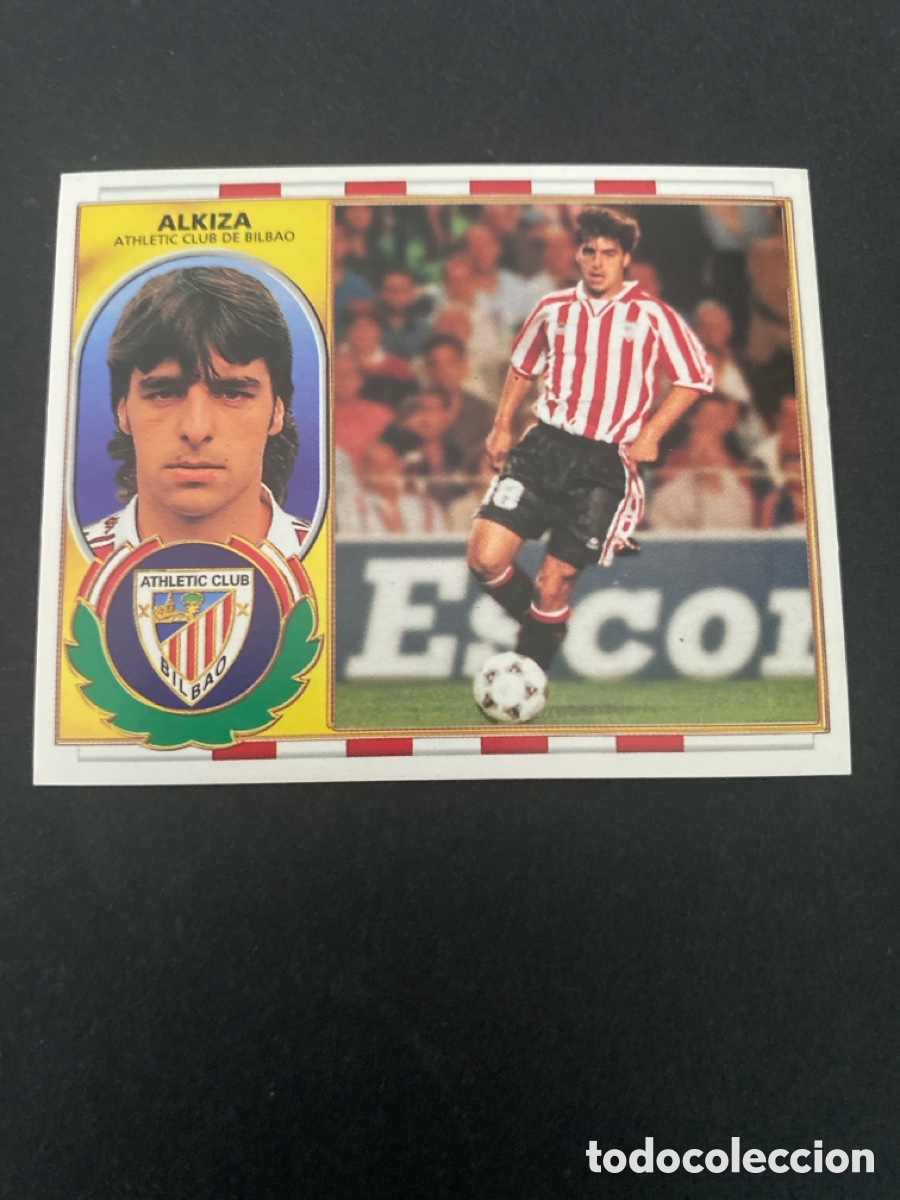 Cromos de f&uacute;tbol: Cromo liga 96/97 Athletic club Bilbao nunca pegado