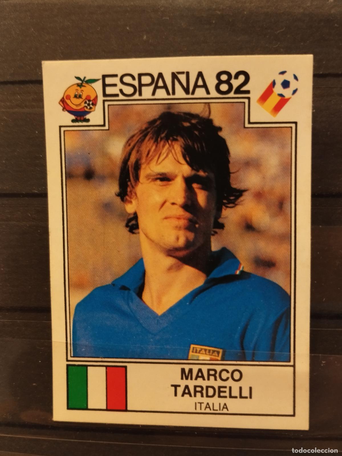 Cromos de f&uacute;tbol: MUNDIAL DE FUTBOL ESPA&Ntilde;A 82. PANINI. N&ordm; 46. MARCO TARDELLI. ITALIA.