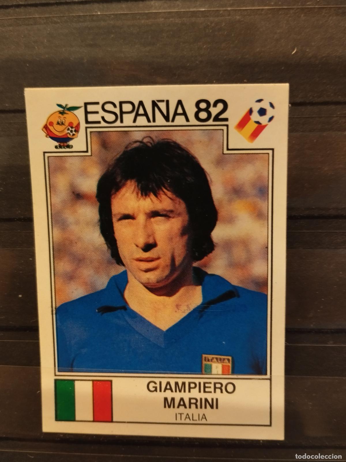 Cromos de f&uacute;tbol: MUNDIAL DE FUTBOL ESPA&Ntilde;A 82. PANINI. N&ordm; 5. GIAMPIERO MARINI. ITALIA.