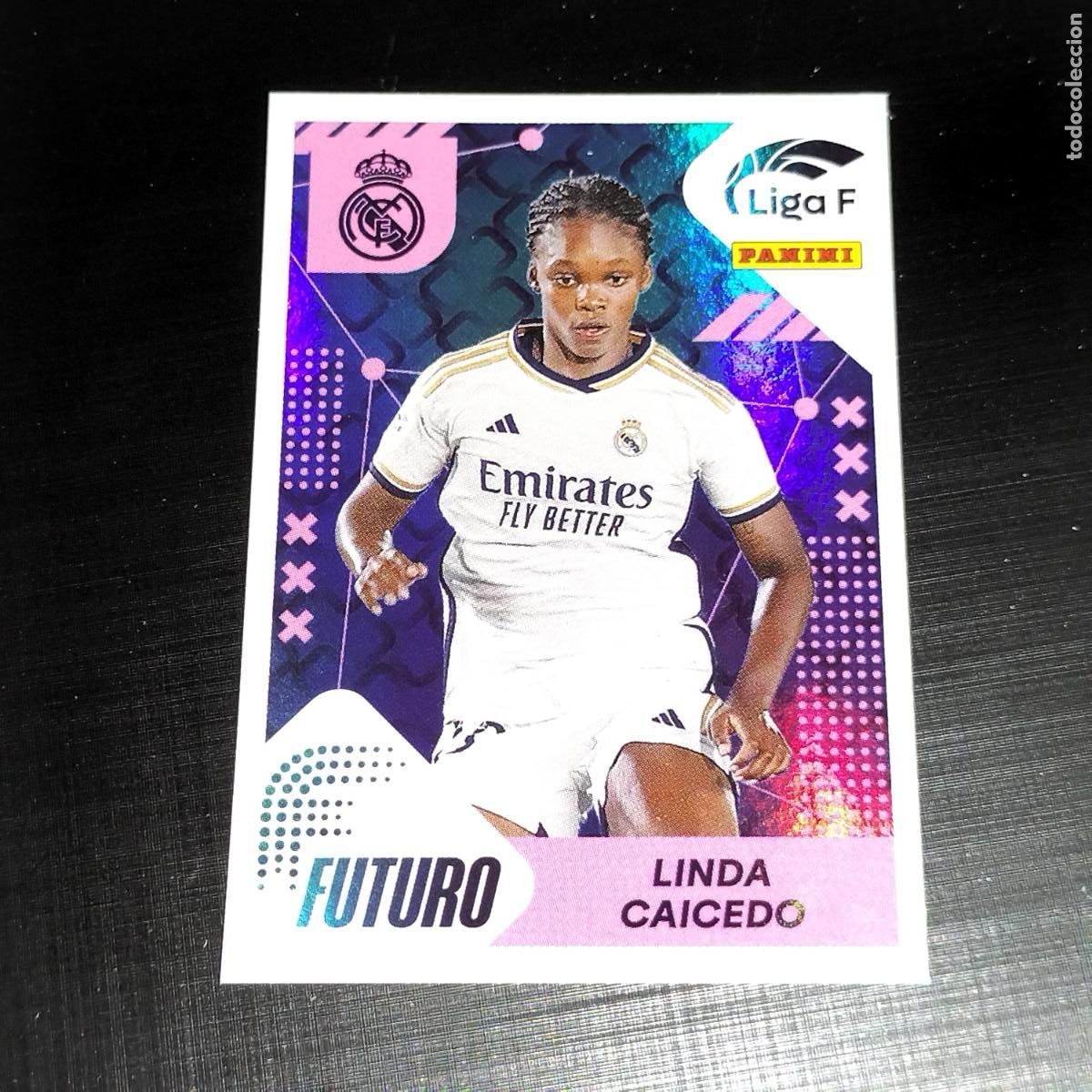 Fu&szlig;ball-Sticker: N&ordm; 372 LINDA CAICEDO FUTURO REAL MADRID CROMOS LIGA F FEMENINA PANINI 2023 2024 23 24
