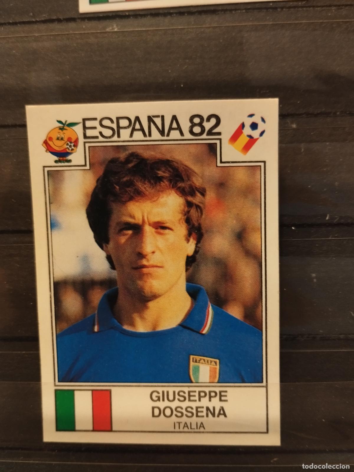 Cromos de Futebol: MUNDIAL DE FUTBOL ESPA&Ntilde;A 82. PANINI. N&ordm; 47. GIUSEPPE DOSSENA. ITALIA.