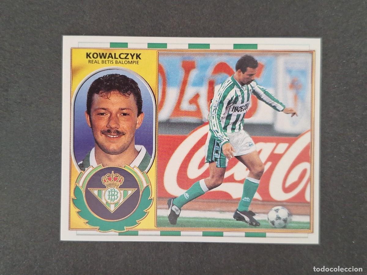 Cromos de Futebol: L4 KOWALCZYK REAL BETIS BALOMPIE LIGA ESTE 1996 1997 96 97 NUNCA PEGADO SIN PEGAR