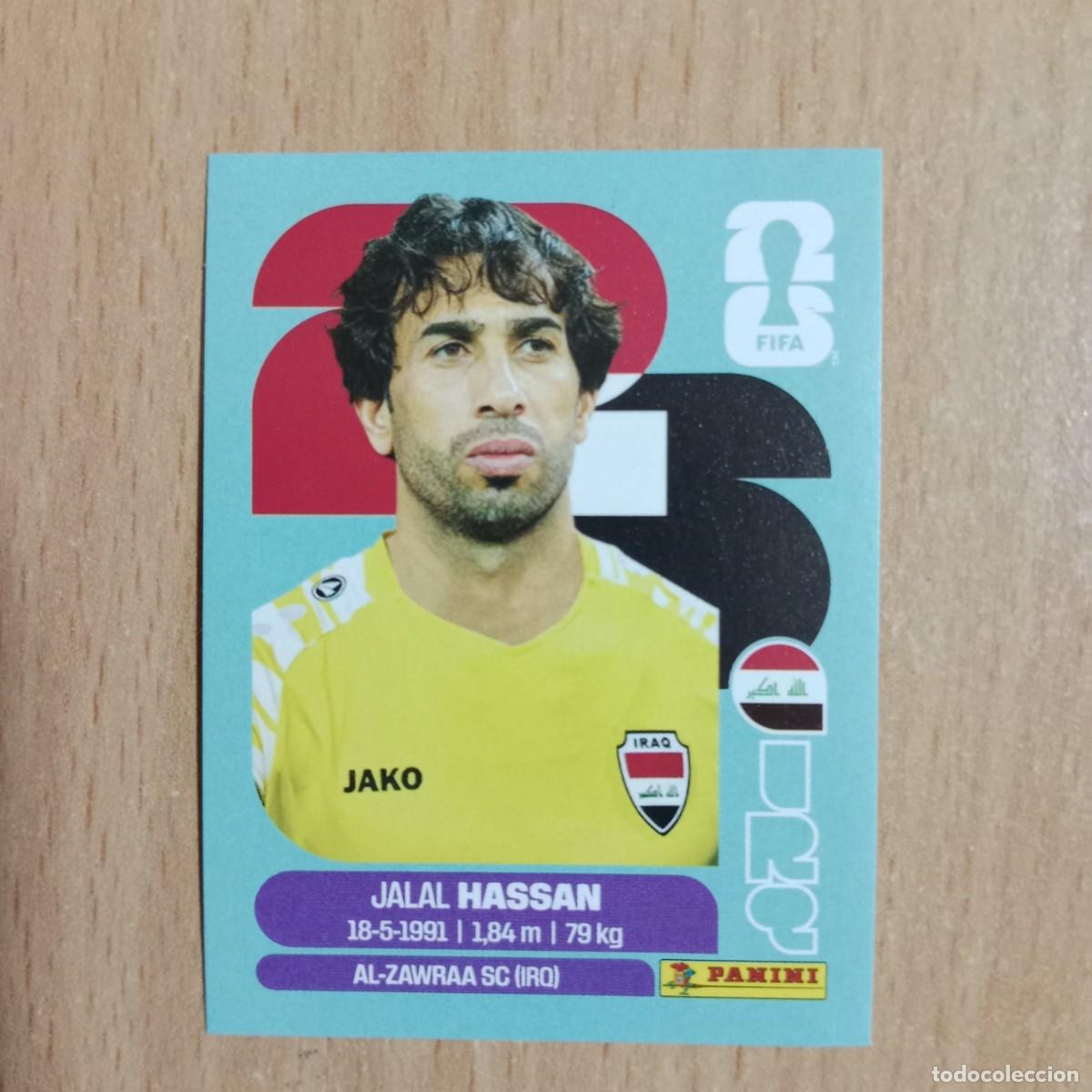 Cromos de Futebol: JALAL HASSAN , IRAQ , STICKER CROMO N&ordm; IRQ 2 , FIFA WORLD CUP 2026 - PANINI - A&Ntilde;O 2026.