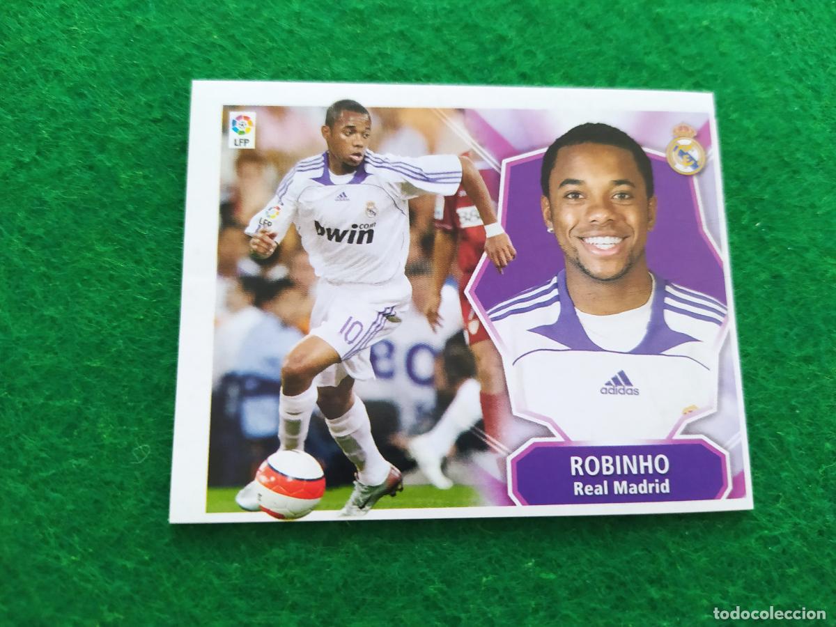 Cromos de Futebol: Liga este 2008 2009 08 09 nuevo sin pegar - REAL MADRID - ROBINHO