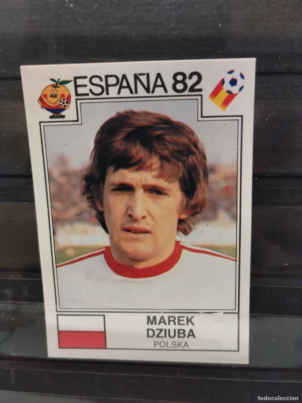 Cromos de Futebol: MUNDIAL DE FUTBOL ESPA&Ntilde;A 82. PANINI. N&ordm; 57. MAREK DZIUBA. POLONIA