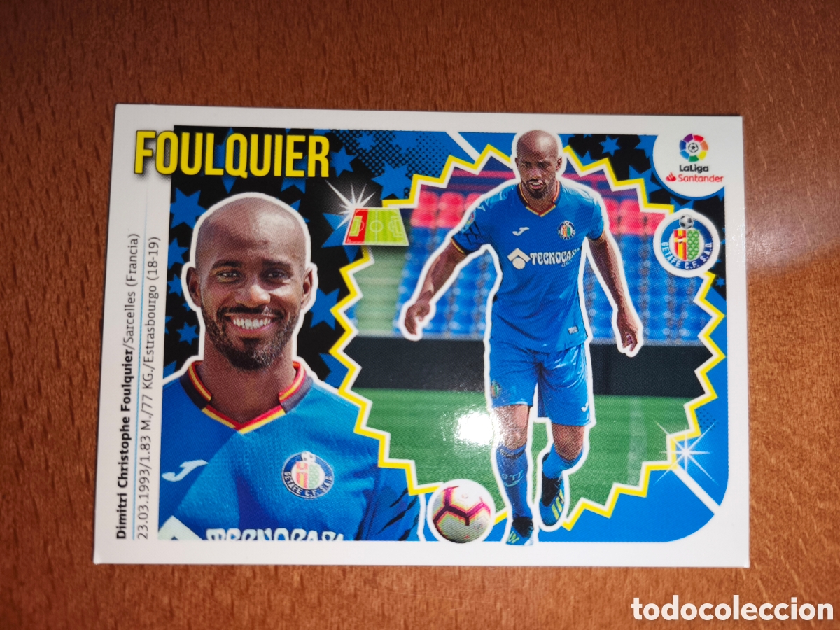 Cromos de Futebol: Foulquier Coloca n&deg;6 Bis liga este 18/19 Getafe