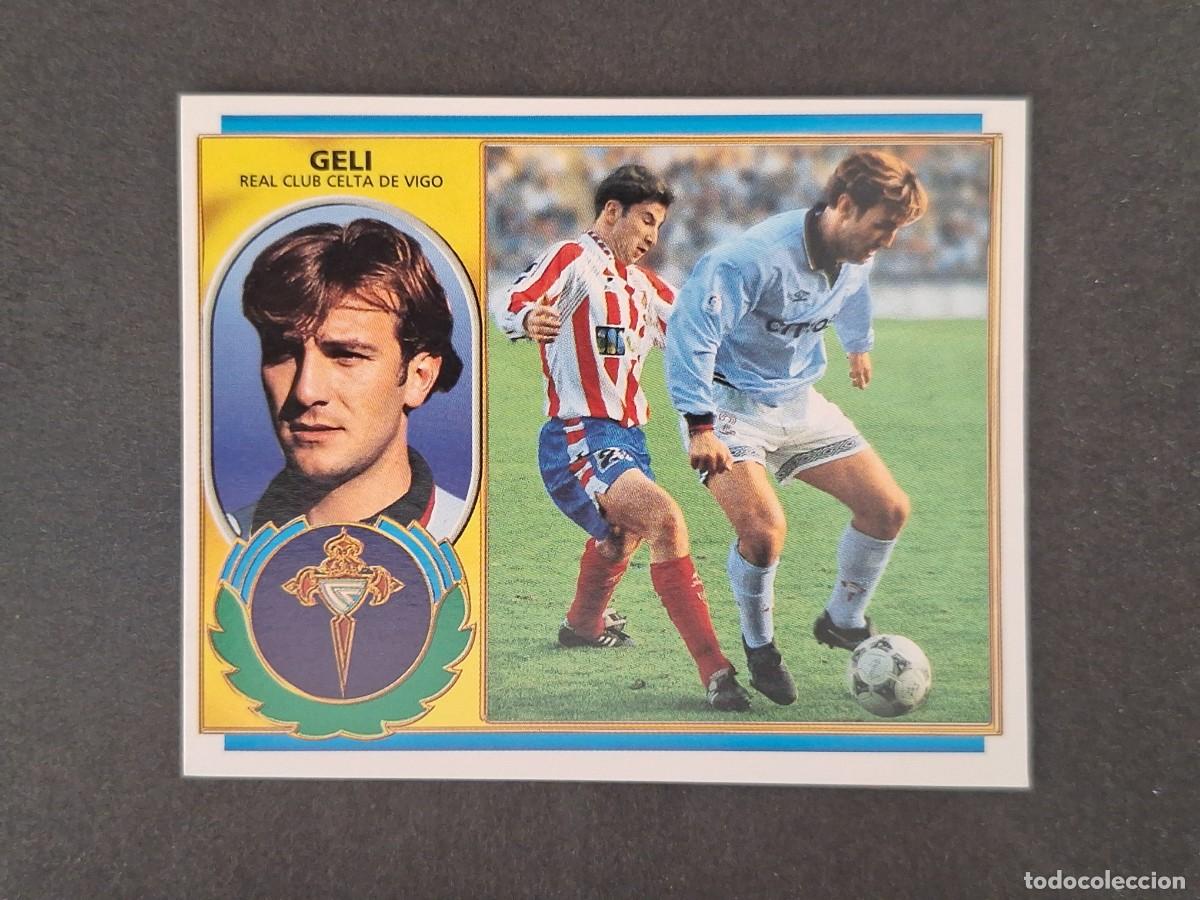 Cromos de f&uacute;tbol: L4 GELI CELTA DE VIGO LIGA ESTE 1996 1997 96 97 NUNCA PEGADO SIN PEGAR