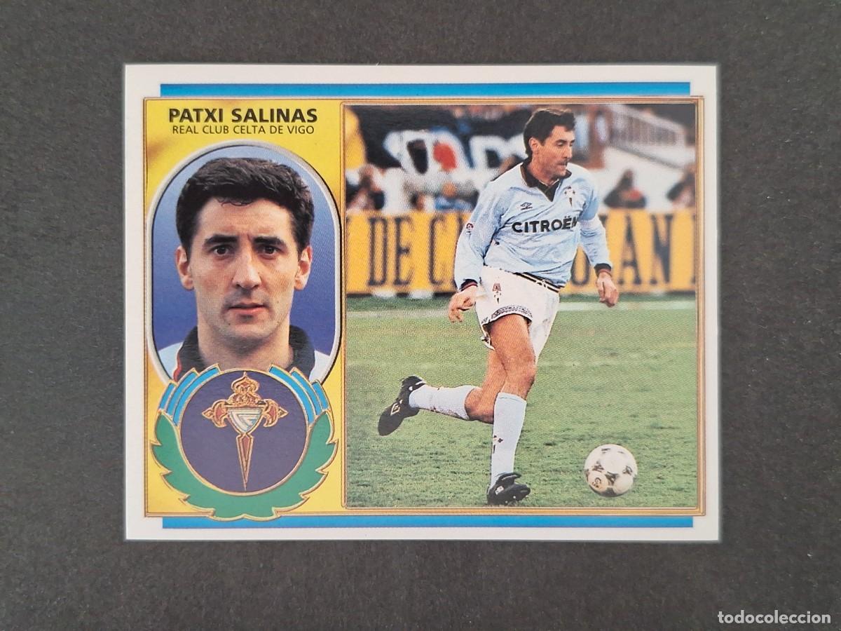 Cromos de f&uacute;tbol: L4 PATXI SALINAS CELTA DE VIGO LIGA ESTE 1996 1997 96 97 NUNCA PEGADO SIN PEGAR