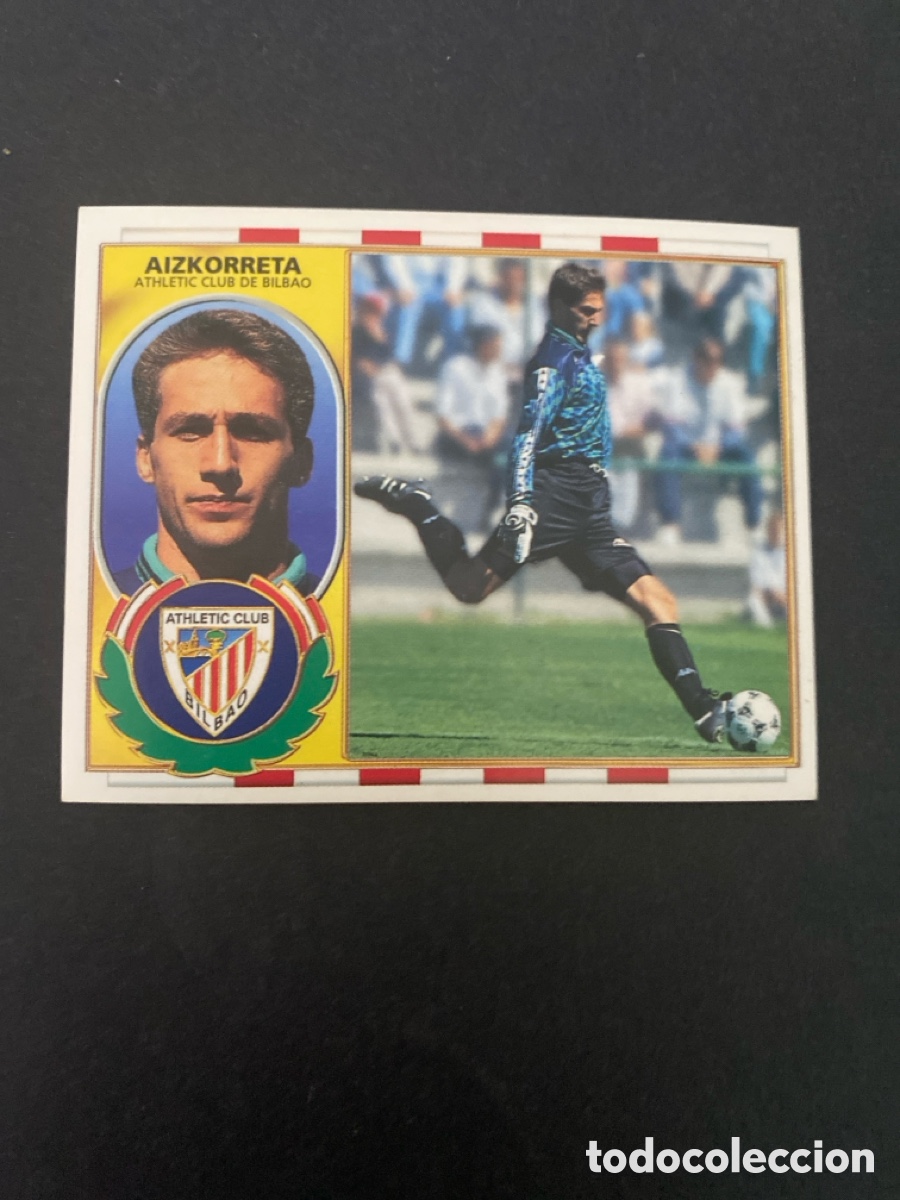 Cromos de f&uacute;tbol: Cromo liga 96/97 Athletic club Bilbao nunca pegado