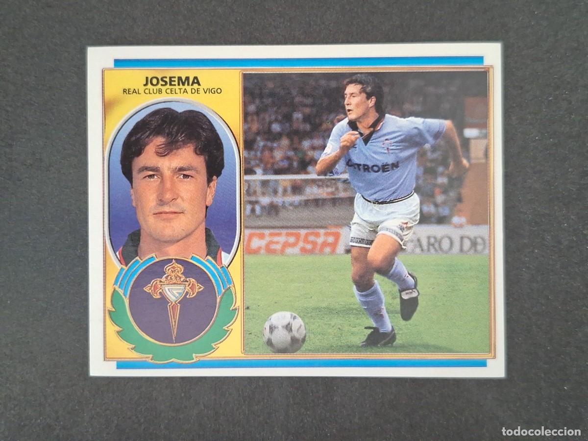 Cromos de f&uacute;tbol: L4 JOSEMA CELTA DE VIGO LIGA ESTE 1996 1997 96 97 NUNCA PEGADO SIN PEGAR