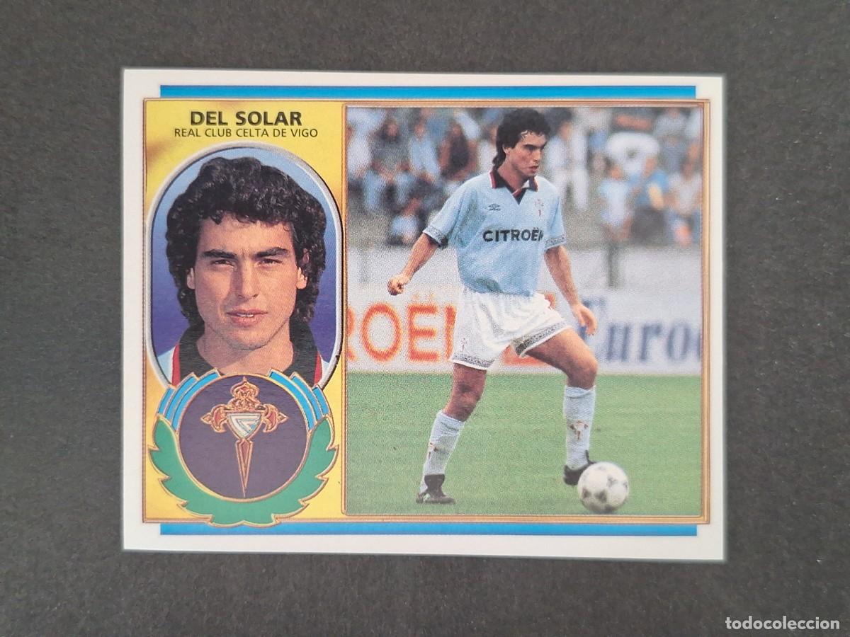 Cromos de f&uacute;tbol: L4 DEL SOLAR CELTA DE VIGO LIGA ESTE 1996 1997 96 97 NUNCA PEGADO SIN PEGAR