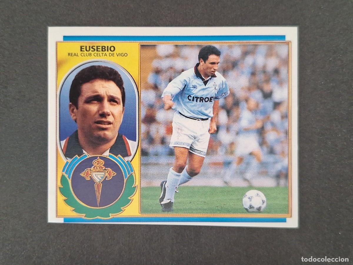 Cromos de f&uacute;tbol: L4 EUSEBIO CELTA DE VIGO LIGA ESTE 1996 1997 96 97 NUNCA PEGADO SIN PEGAR