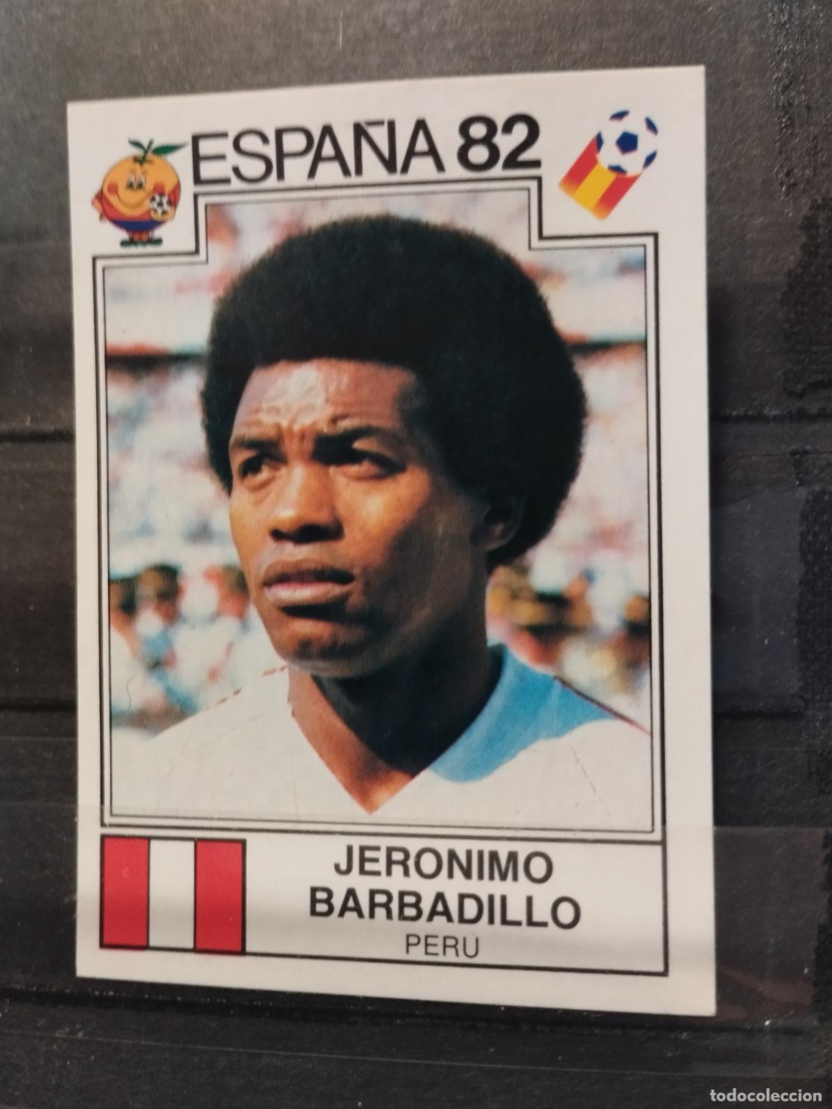 Cromos de f&uacute;tbol: MUNDIAL DE FUTBOL ESPA&Ntilde;A 82. PANINI. N&ordm; 86. JERONIMO BARBADILLO. ARGELIA.