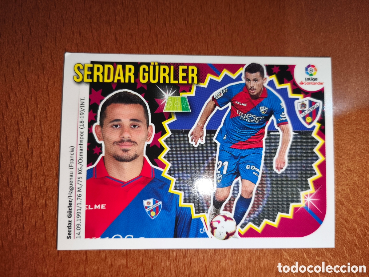 Cromos de f&uacute;tbol: Serdar Gurler Coloca n&deg;14 Bis liga este 18/19 Huesca