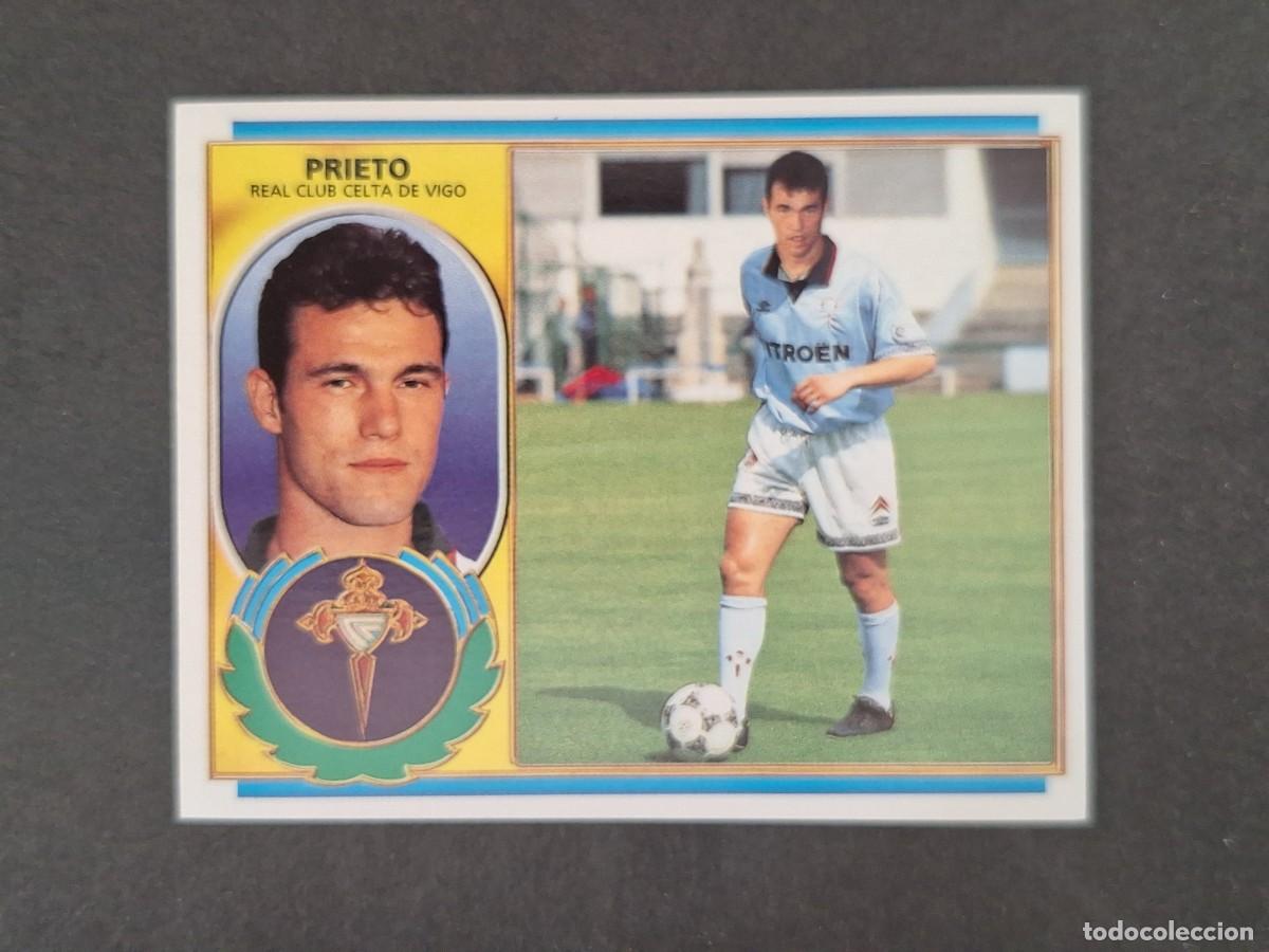 Cromos de Futebol: L4 PRIETO CELTA DE VIGO LIGA ESTE 1996 1997 96 97 NUNCA PEGADO SIN PEGAR