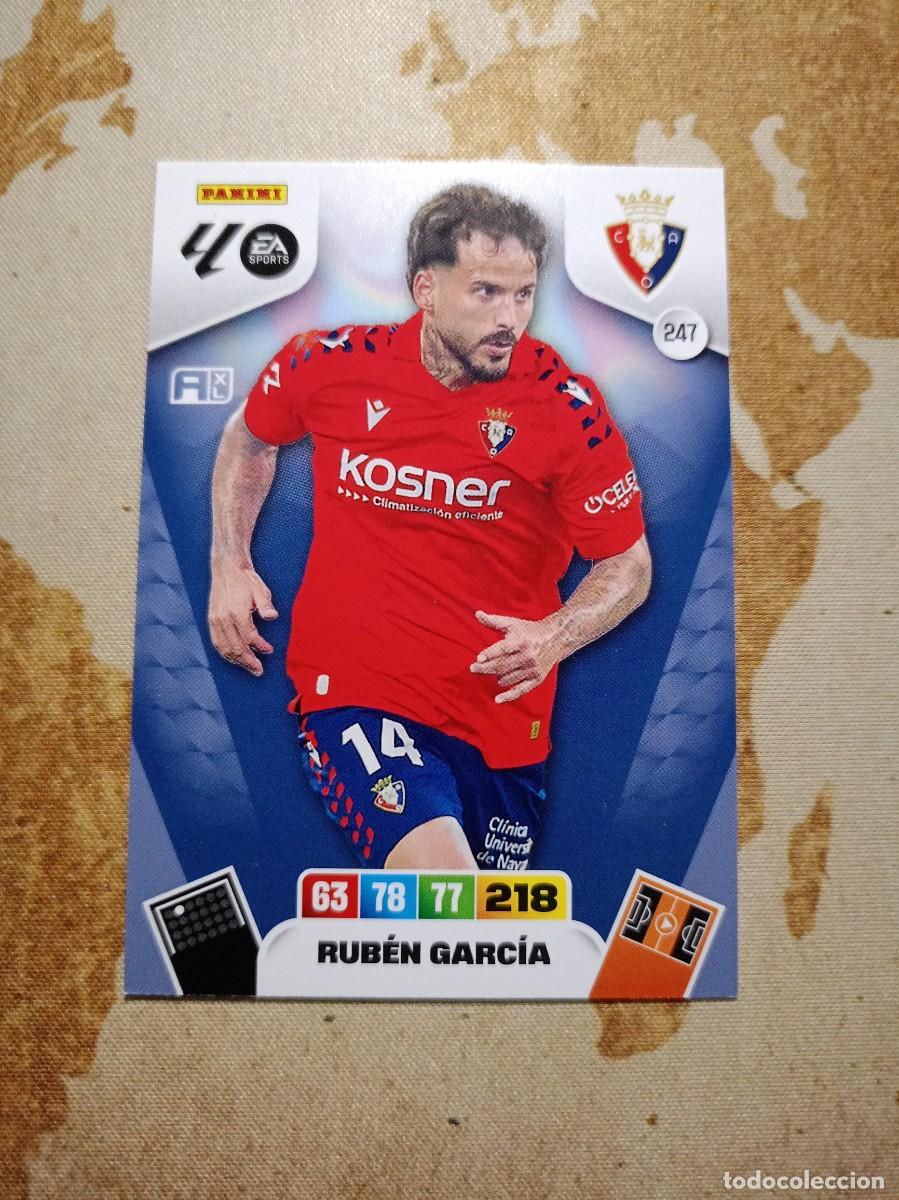 Cromos de f&uacute;tbol: Osasuna 247 RUB&Eacute;N GARC&Iacute;A Adrenalyn 2025-26