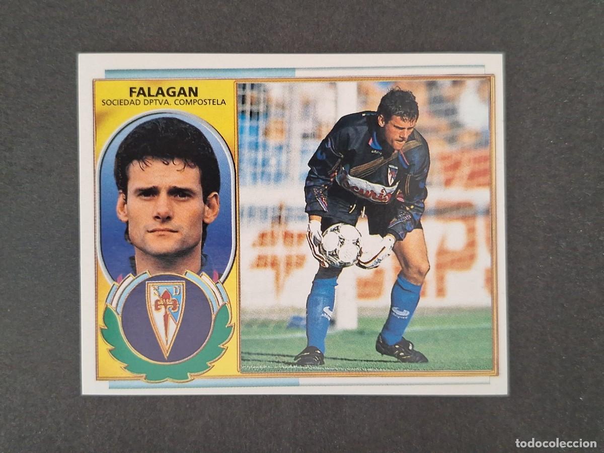 Cromos de f&uacute;tbol: L4 FALAGAN S. D. COMPOSTELA LIGA ESTE 1996 1997 96 97 NUNCA PEGADO SIN PEGAR