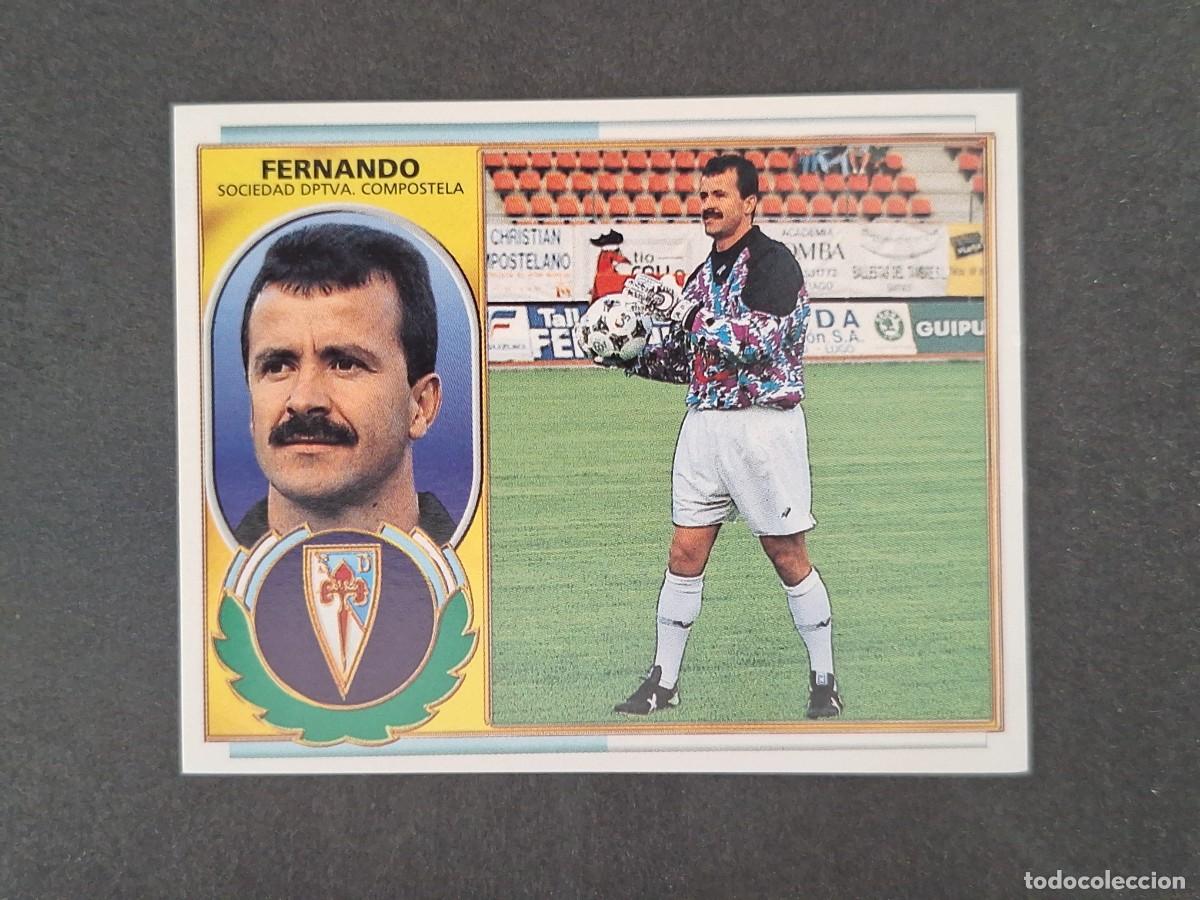 Cromos de f&uacute;tbol: L4 FERNANDO S. D. COMPOSTELA LIGA ESTE 1996 1997 96 97 NUNCA PEGADO SIN PEGAR