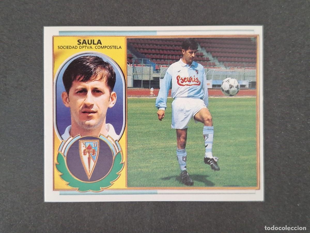 Cromos de f&uacute;tbol: L4 SAULA S. D. COMPOSTELA LIGA ESTE 1996 1997 96 97 NUNCA PEGADO SIN PEGAR